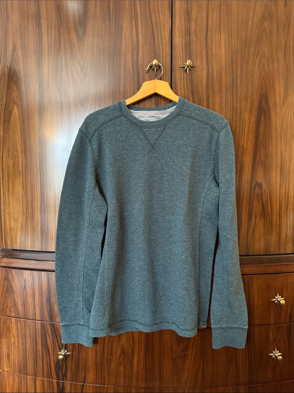 Men's Crewneck Sweater - Dark Heather Green